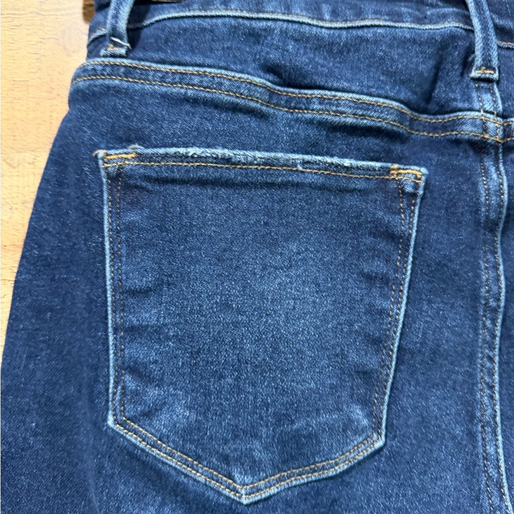 Risen Women's Crossover Dark Wash Blue Jeans Size 29 - Picture 5 of 6